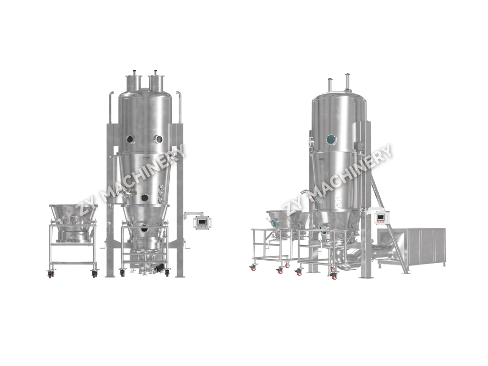 DLP multifunctionele wervelbedgranulator en coatingmachine