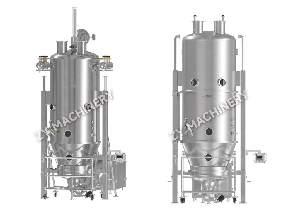 FL-B Fluid-bed granulatie- en droogmachine (eenstapsgranulator)