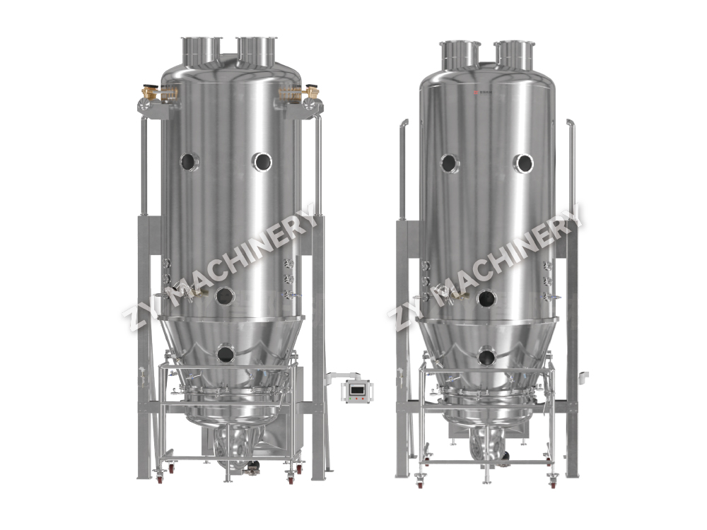 FBDX Cycloon Fluid-bed granuleer- en coatingmachine